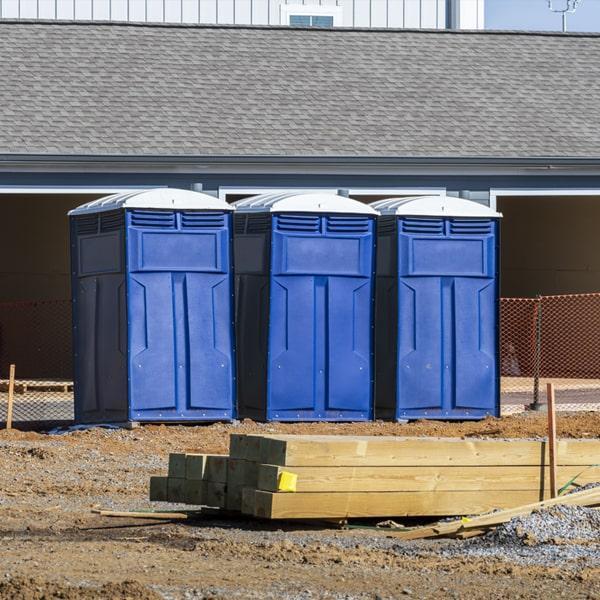 Heavy-duty construction site porta potty in Beaver Dam, Wisconsin